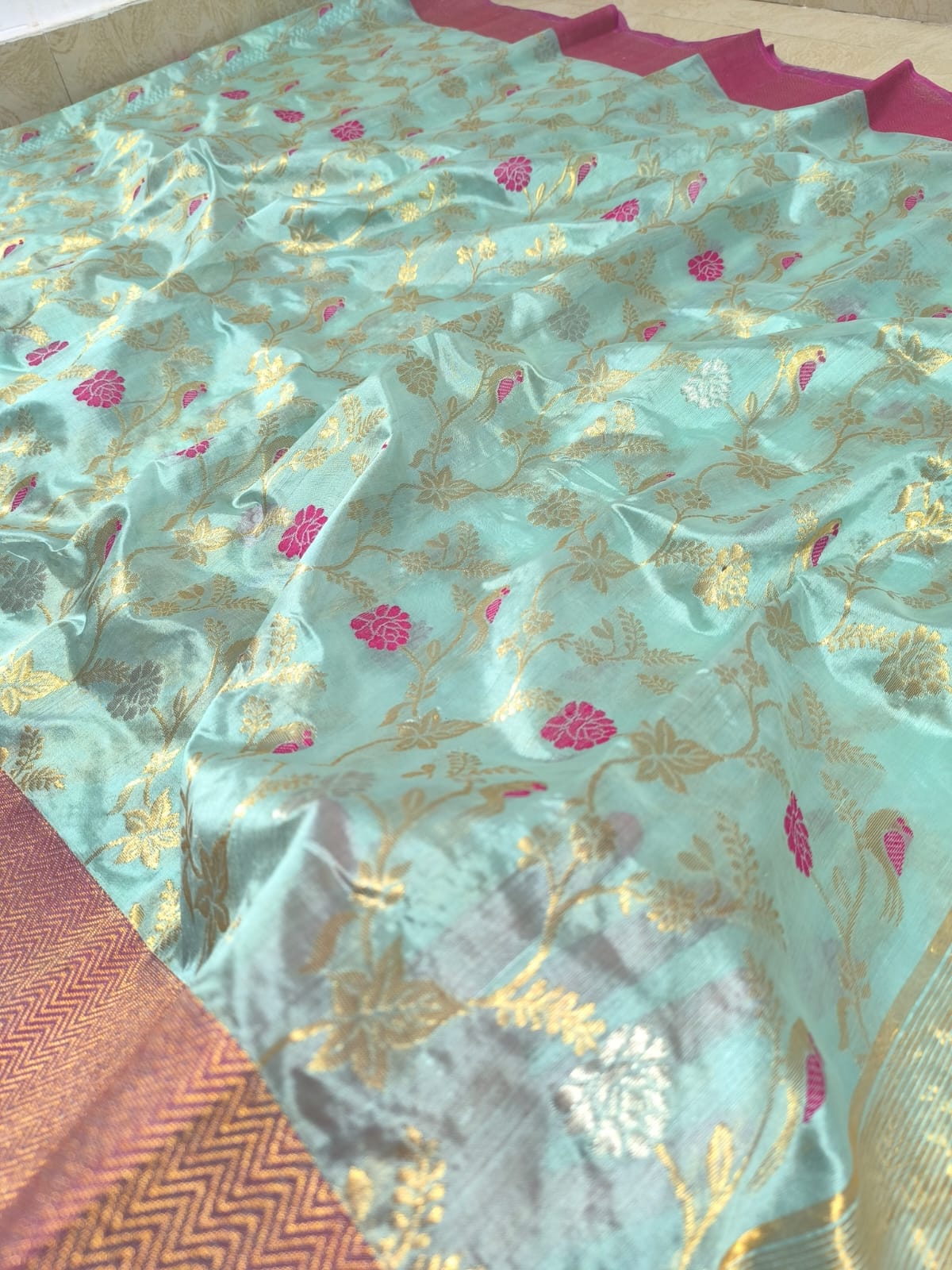 CHANDERI SAREE PATTU SILK