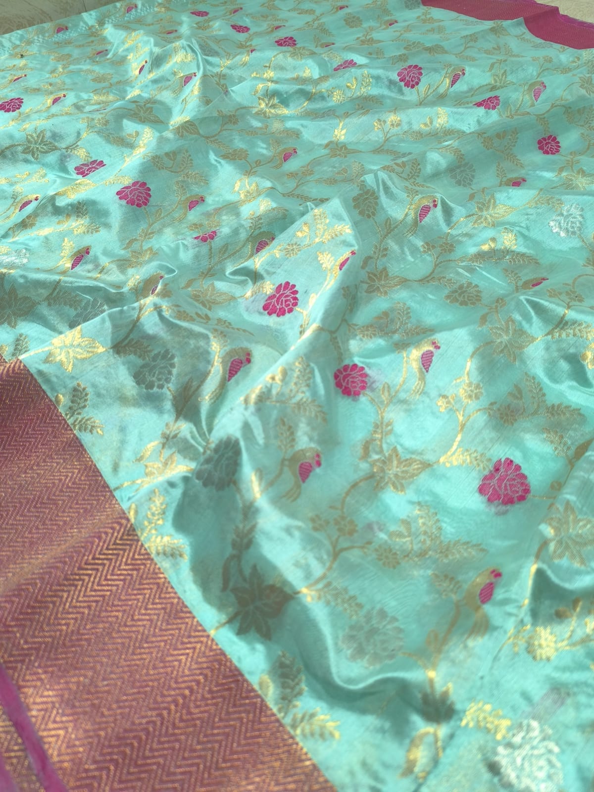 CHANDERI SAREE PATTU SILK