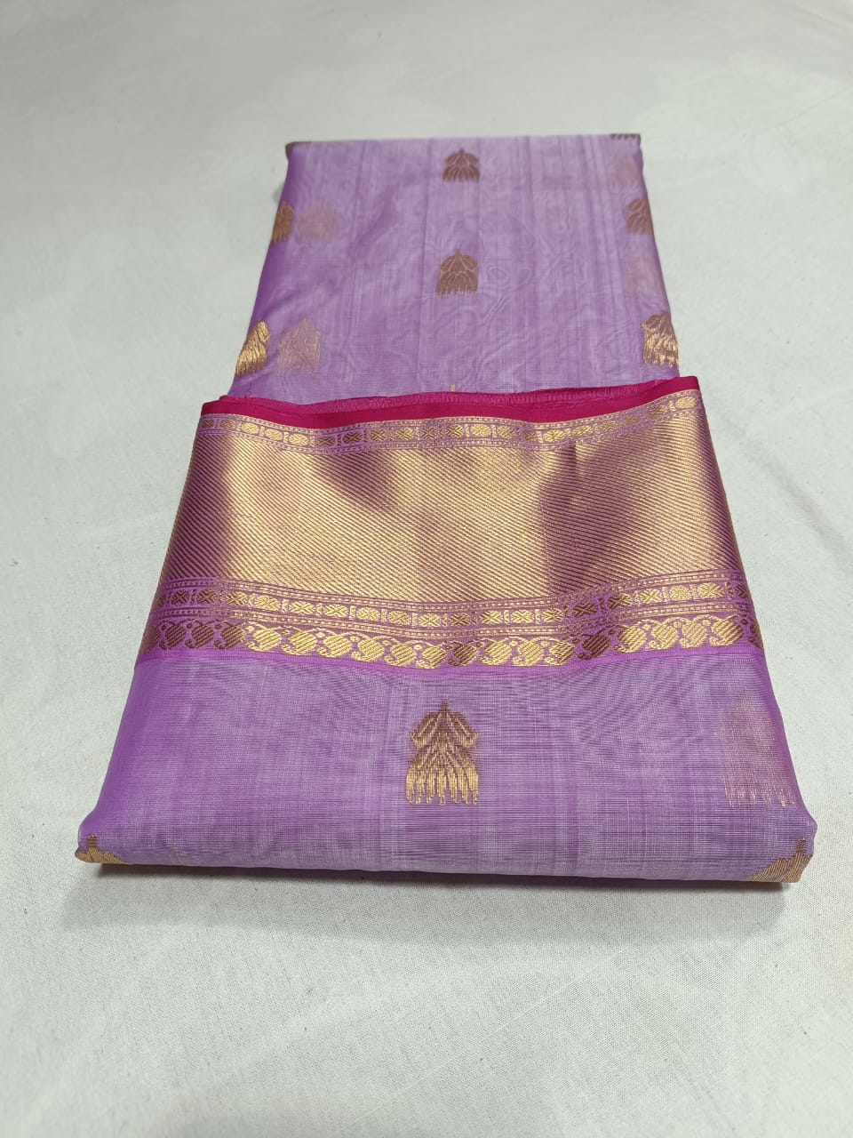 CHANDERI SAREE PURE KATAN SILK