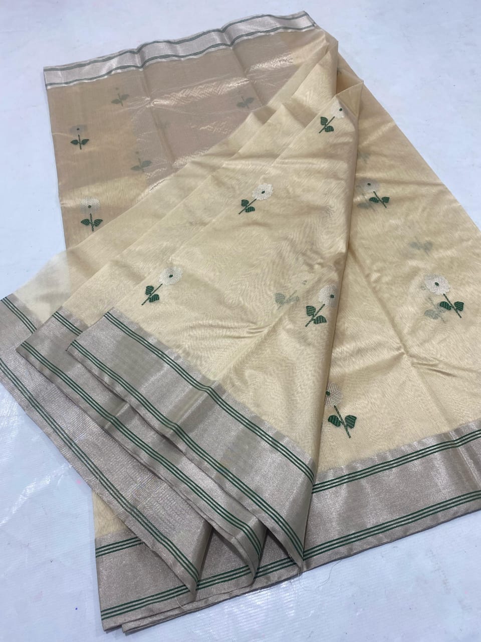 CHANDERI PATTU SILK SAREE