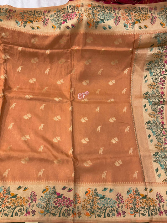 PAITHANI MUNGA CRAPE SILK SAREE