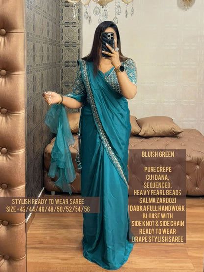 STYLISH READT TO WEAR SAREE