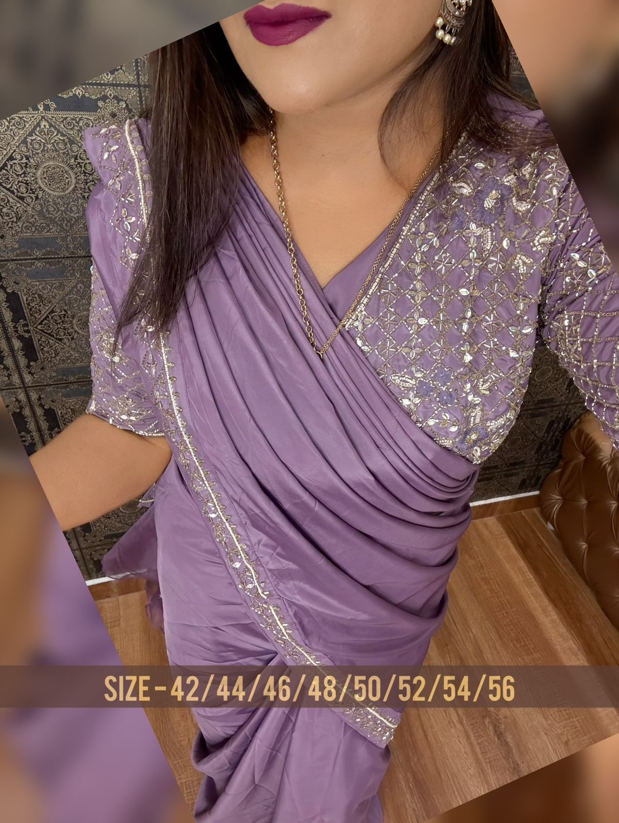 STYLISH READT TO WEAR SAREE