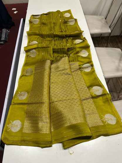 SOFT WOVEN MASHRU SILK SAREE