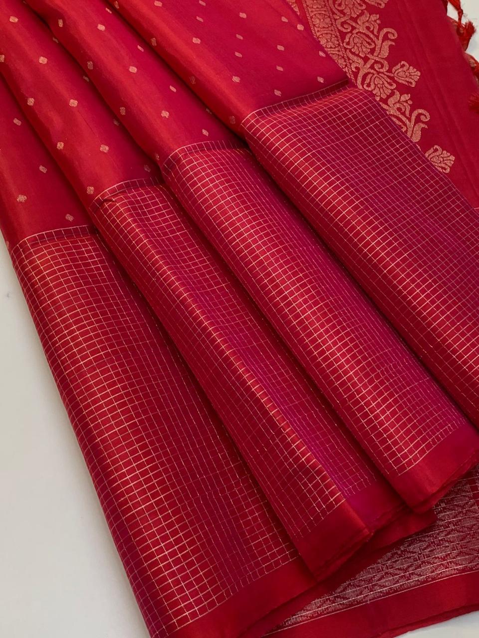 KANCHIPURAM JAQUARD BORDER SOFT SILK SAREES