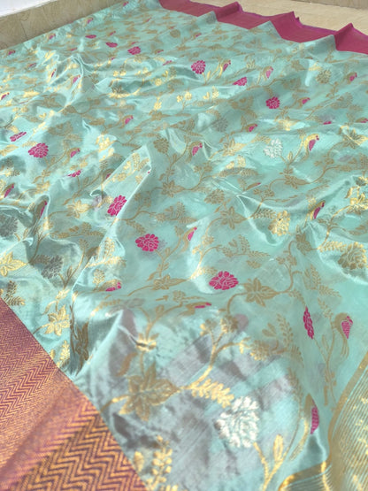 CHANDERI SAREE PATTU SILK