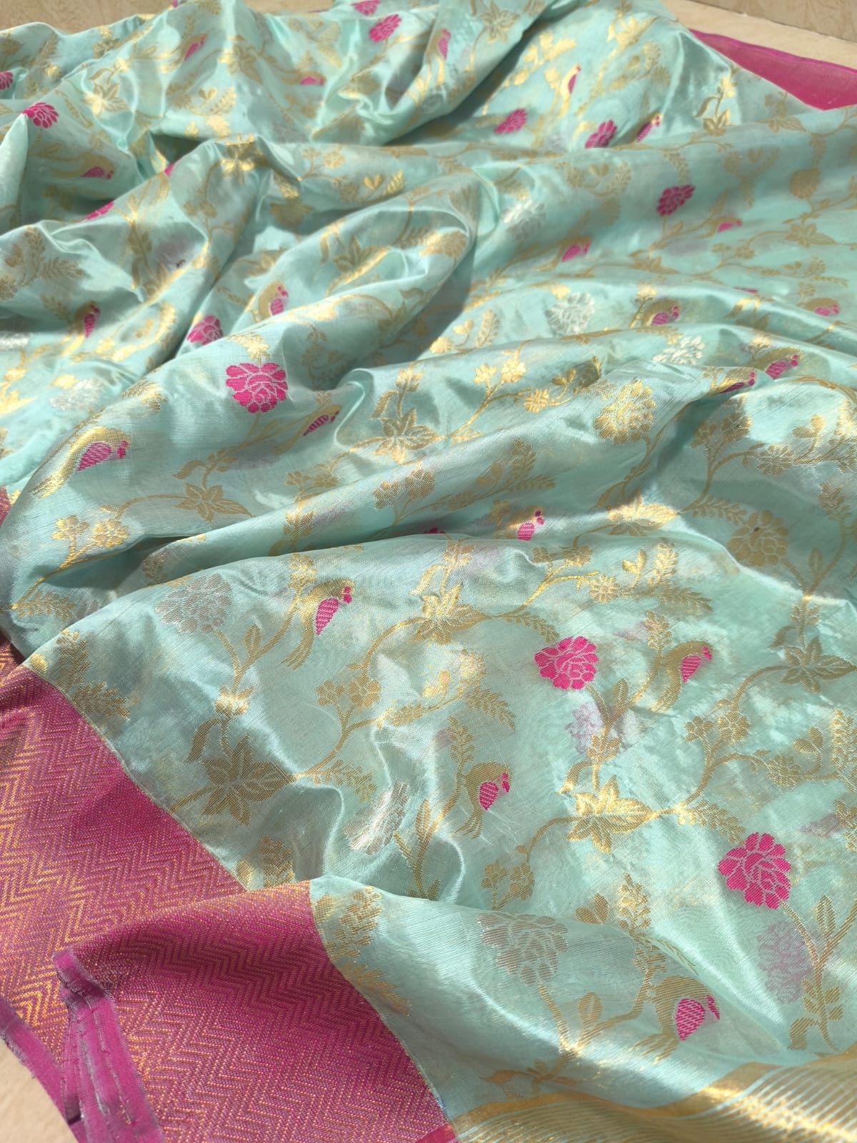 CHANDERI SAREE PATTU SILK