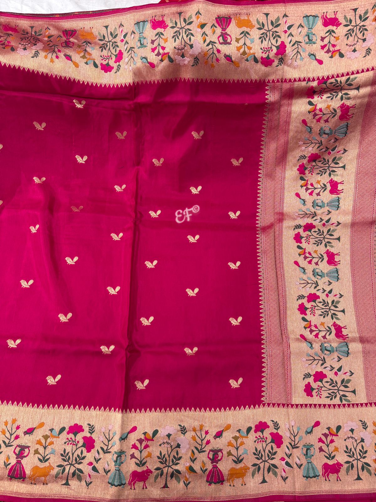 PAITHANI MUNGA CRAPE SILK SAREE