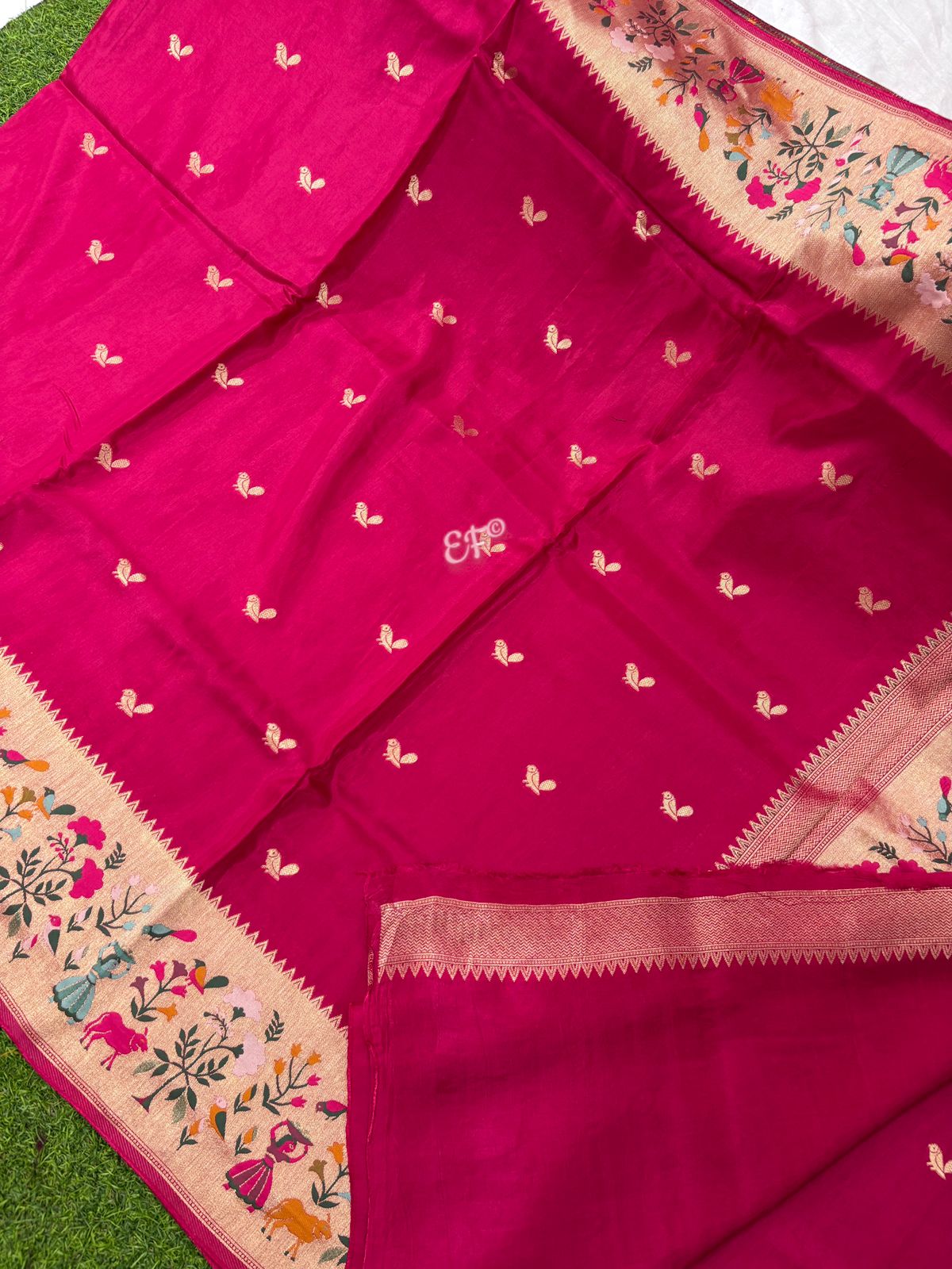 PAITHANI MUNGA CRAPE SILK SAREE