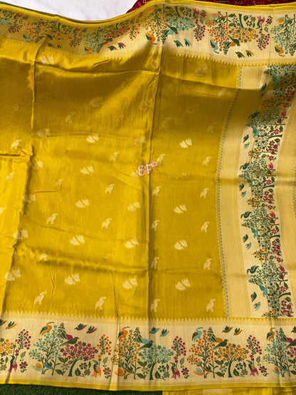 PAITHANI MUNGA CRAPE SILK SAREE