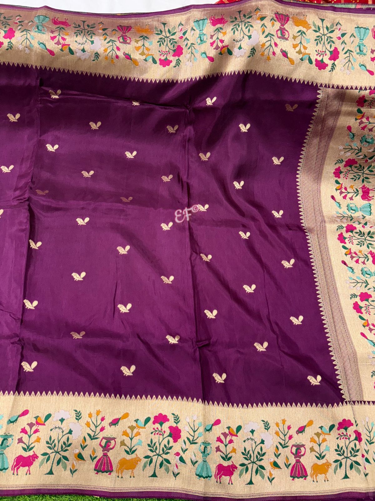 PAITHANI MUNGA CRAPE SILK SAREE