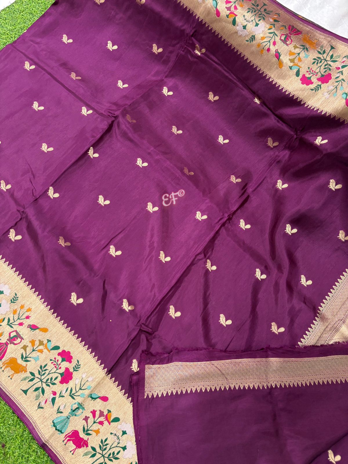 PAITHANI MUNGA CRAPE SILK SAREE