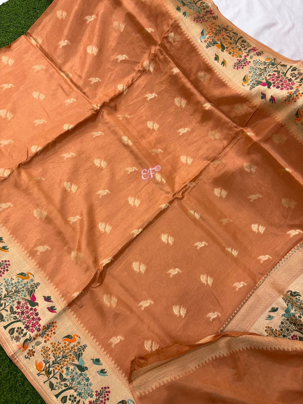 PAITHANI MUNGA CRAPE SILK SAREE