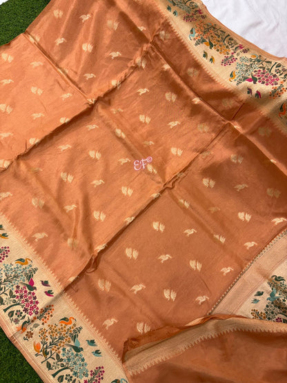 PAITHANI MUNGA CRAPE SILK SAREE