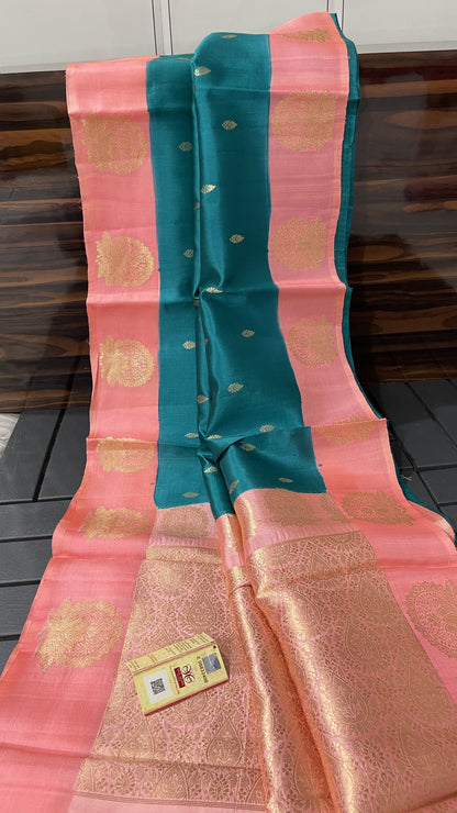 PURE HANDLOOM RAW MANGO SILK SAREES