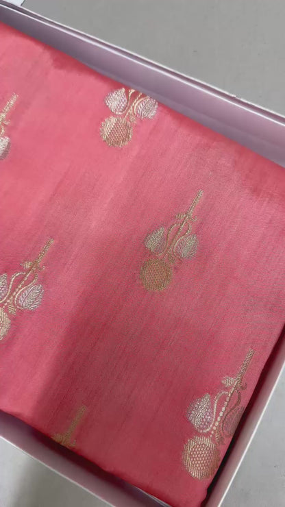 BANARASI PURE CHINYA SILK SAREE