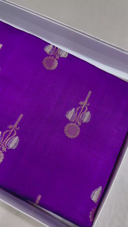 BANARASI PURE CHINYA SILK SAREE