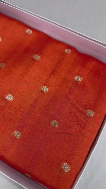 BANARASI PURE CHINYA SILK SAREE