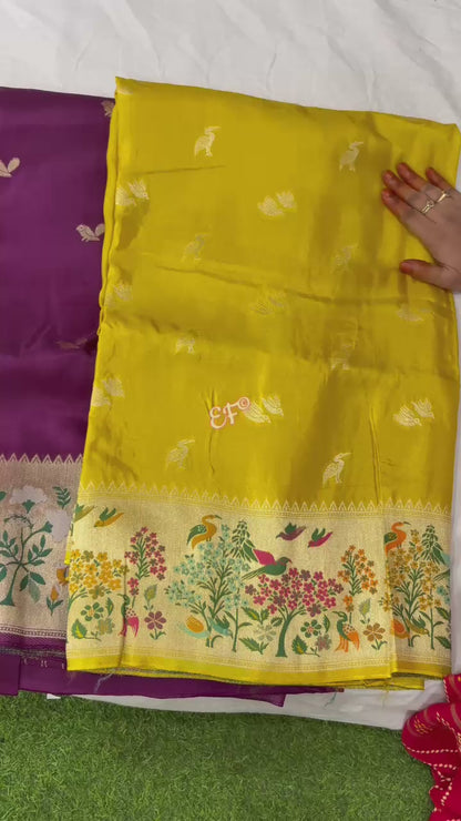 PAITHANI MUNGA CRAPE SILK SAREE