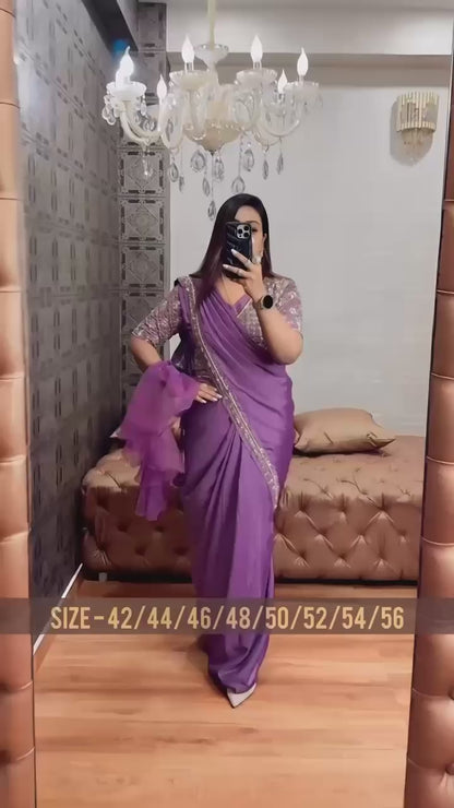 STYLISH READT TO WEAR SAREE